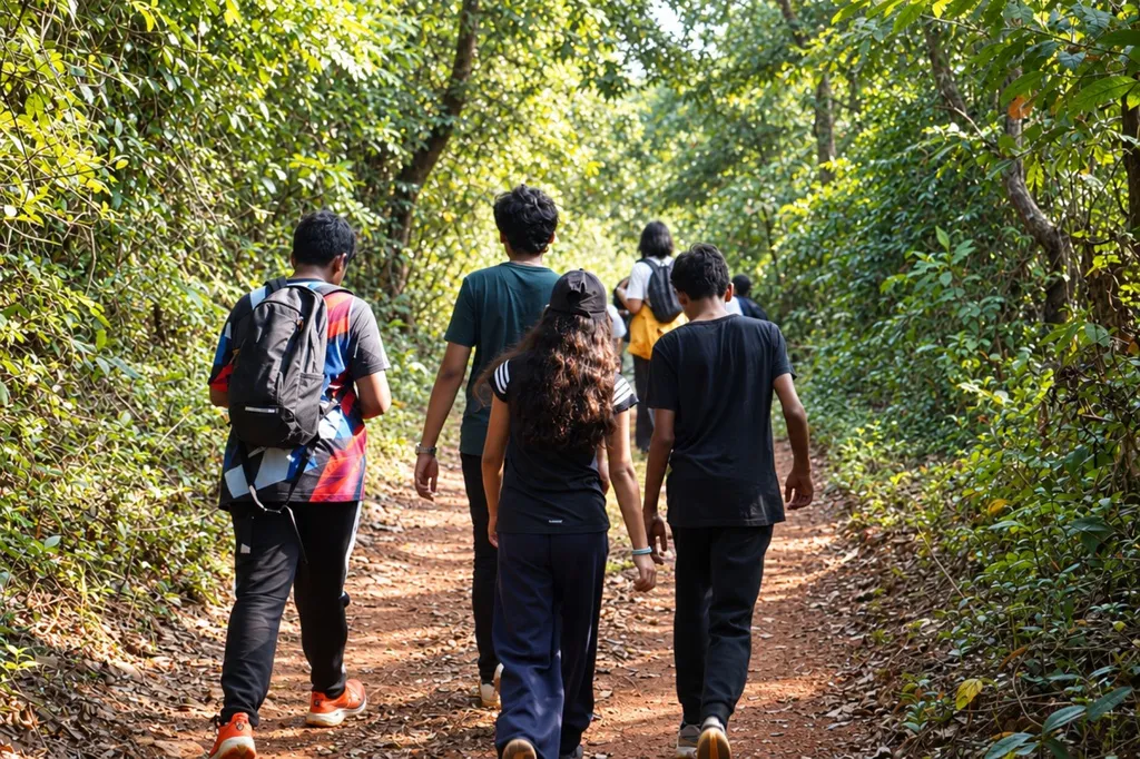Trekking at Camp Riveredge Paradise